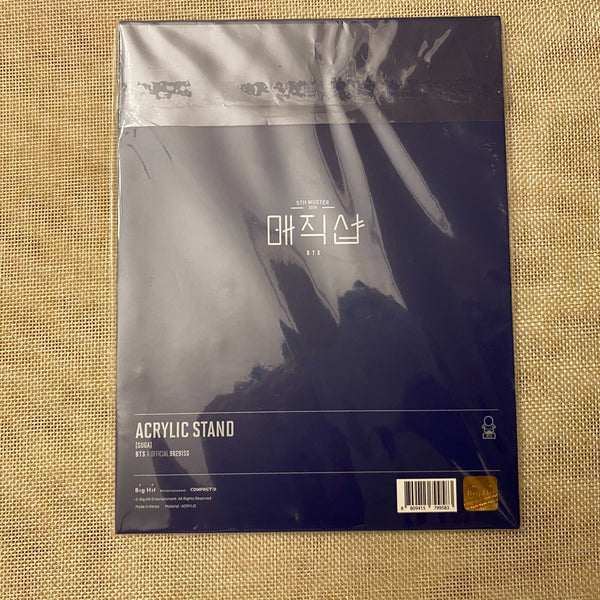 BTS SUGA [ 5th Muster MAGIC SHOP ] Official Acrylic Stand / New, Rare / Gift