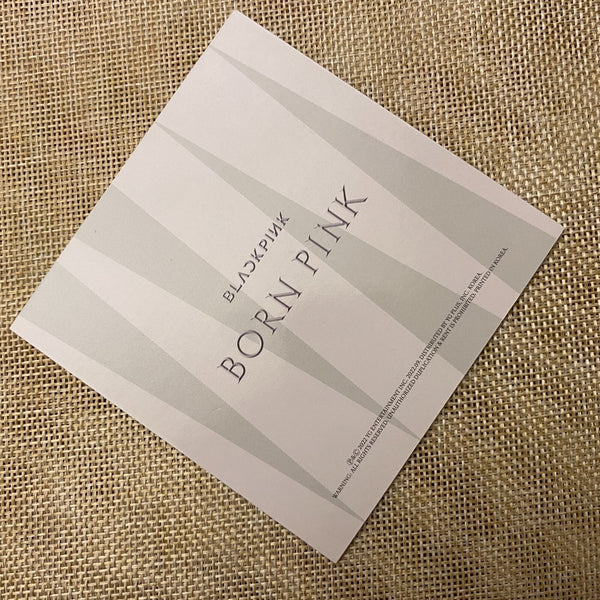 BLACKPINK LISA #1 [ Born Pink Kit ] Official Square Photocard / New / Gift