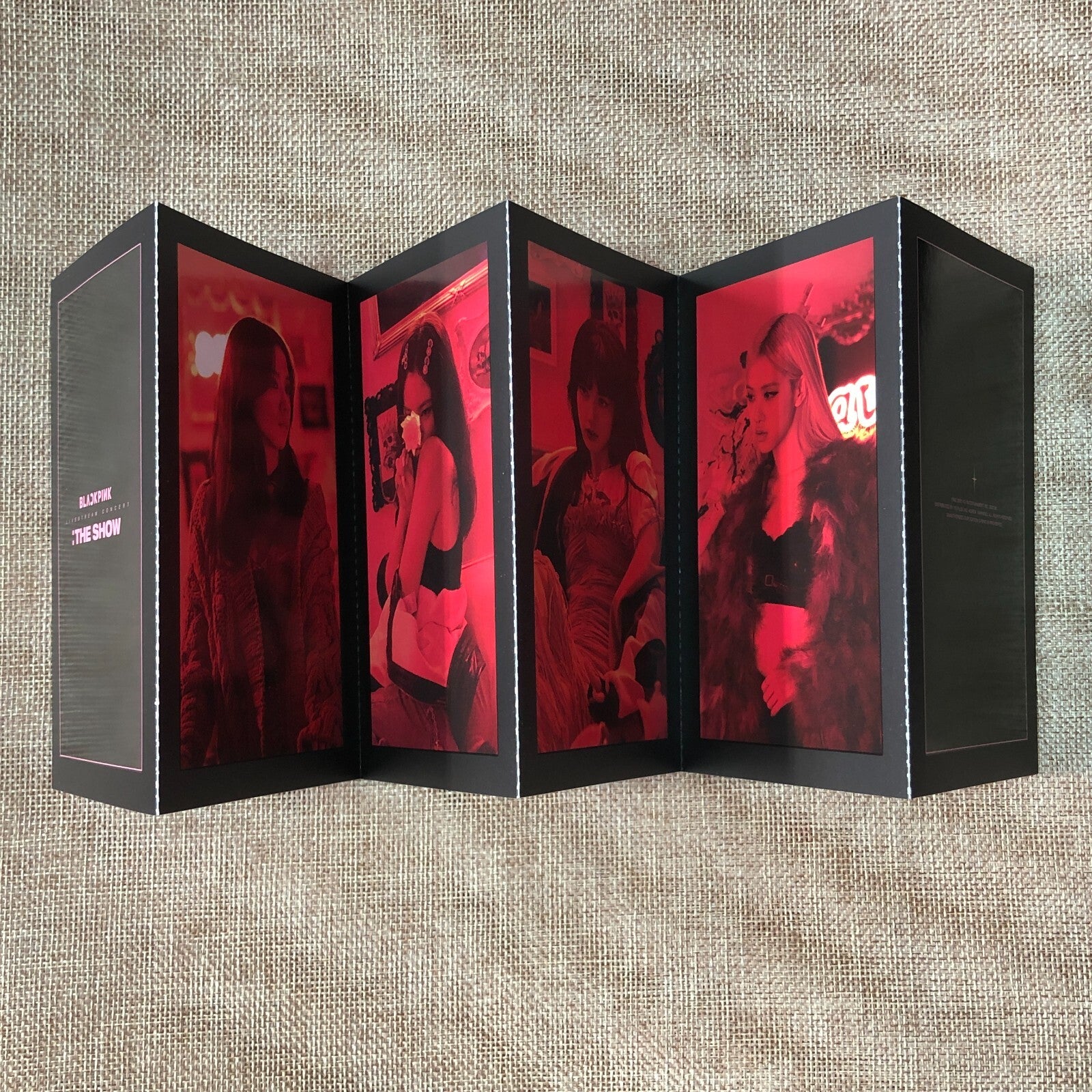 BLACKPINK GROUP [ THE SHOW DVD ] Official Accordion Book / New / Gift
