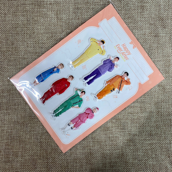 BTS All Member [4th Muster Happy Ever After ] Official Embossing Sticker / New/G