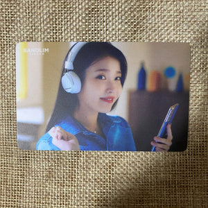 IU #7 [ BANOLIM Pizza ] Official AR Photocard, Limited / New, Rare / Gift