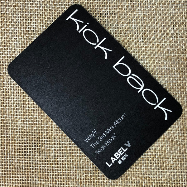 NCT XIAOJUN [Wayv Kick Back] Official Hologram Photocard Set, SMTOWN / Gift