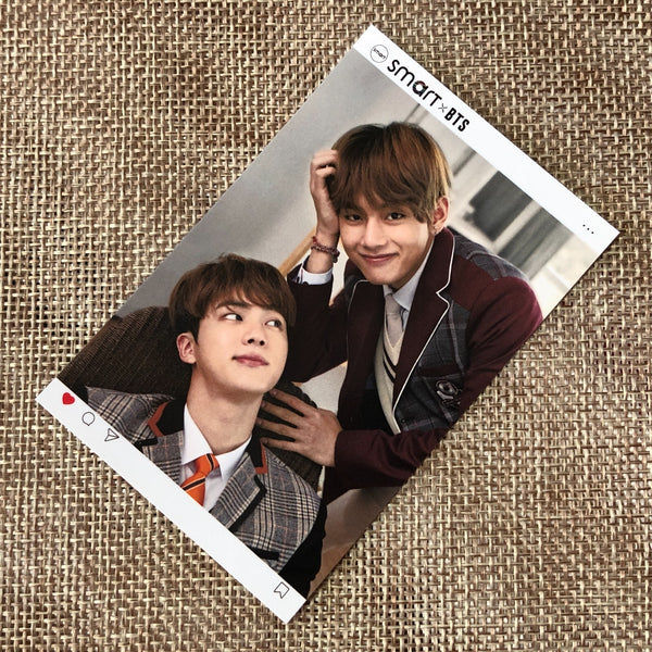 BTS V JIN #2 [ BTS X Smart Uniform ] Official Photocard / New, Rare / Gift