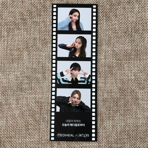 AESPA GROUP [ MEDIHEAL ] Official 4 Cut Photo Photocard, SM TOWN / New / Gift