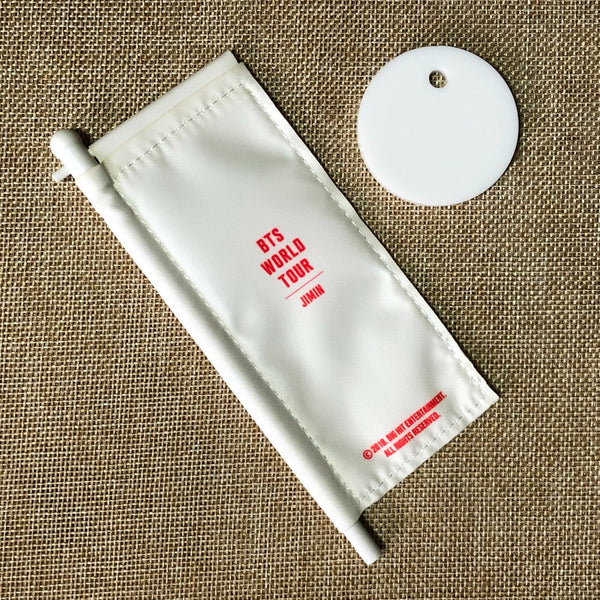 BTS JIMIN [ Love Yourself The Final Tour ] Official Mini Flag, Speak / Gift