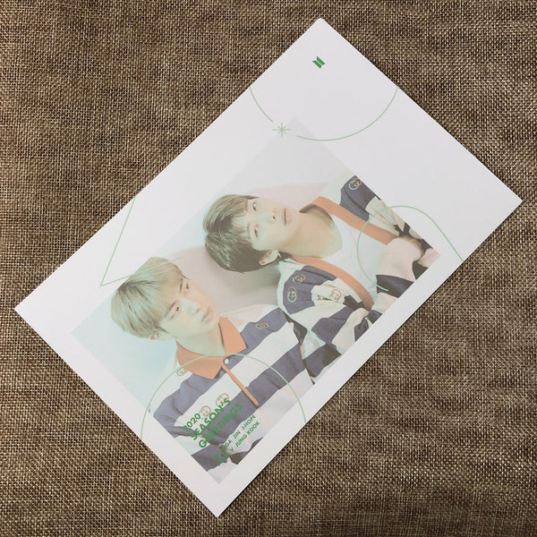 BTS GROUP #1 [2020 Season's Greetings] Official Limited Mini Poster / New / Gift