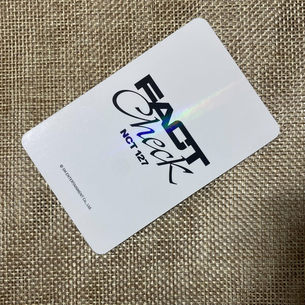 NCT 127 JUNGWOO [Fact Check] Official Photocard, Hottracks Event Hologram / Gift