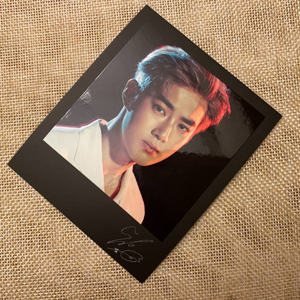 EXO SUHO [ Exo Planet #3 The EXOrDIUM ] Official Polaroid Photocard / New / Gift