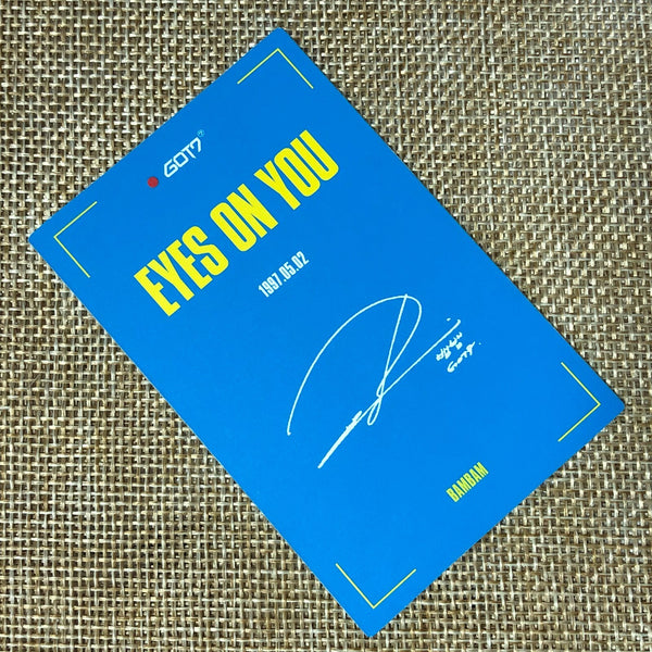 GOT7 BAMBAM [ Eyes On You Album ] Official Photocard, You Ver / New, Rare / Gift
