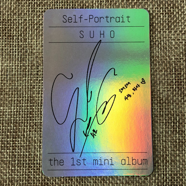 EXO SUHO #1 [ Self Portrait ] Official Photocard, 1st Mini Album / New / Gift