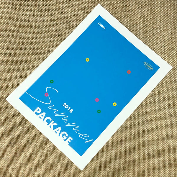 BTS J-HOPE [ Summer Package 2018 in Saipan ] Official Mini Poster / New / Gift