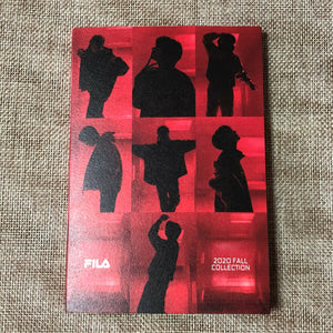 BTS GROUP [ FILA 2020 Fall Collection ] Official Postcard Photobook / New / Gift