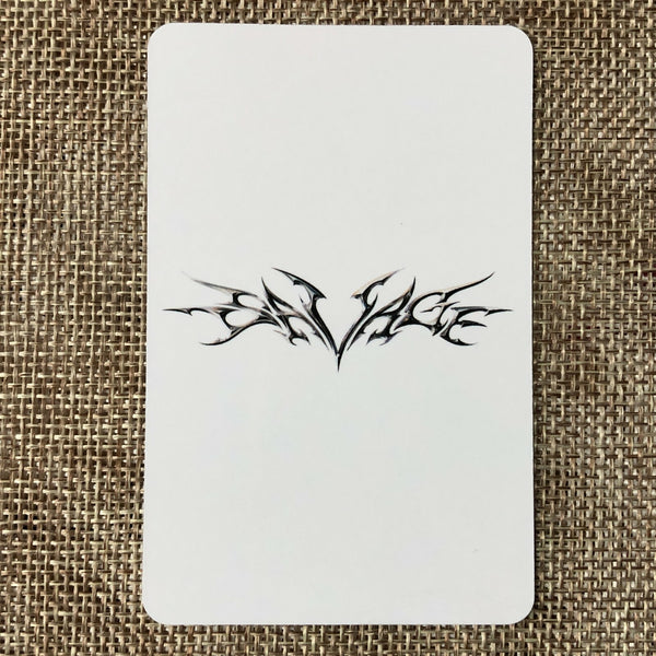 AESPA NINGNING [ SAVAGE ] Official AR Photocard, P.O.S Ver / New / Gift