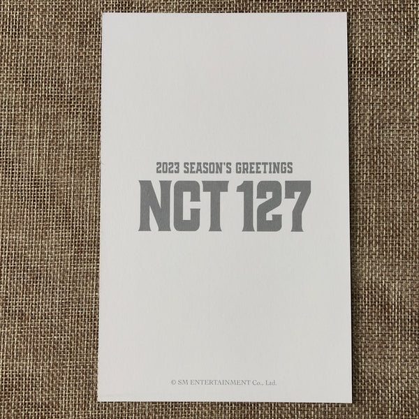 NCT 127 JOHNNY [ 2023 Season's Greetings ] Official Postcard / New / Gift