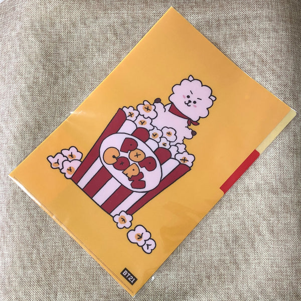 BTS [ BT21 RJ ] Official 2 Pockets File Folder / Goods / New / Gift
