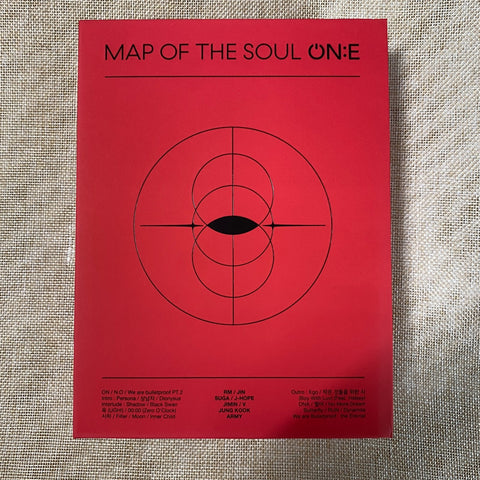 BTS GROUP [Map of the Soul ON:E DVD] Photobook + DVD(3) / ONE / New, Rare / Gift