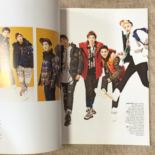 EXO [ KOLON SPORT WITH EXO-K Magazine ] / Good Condition / Gift