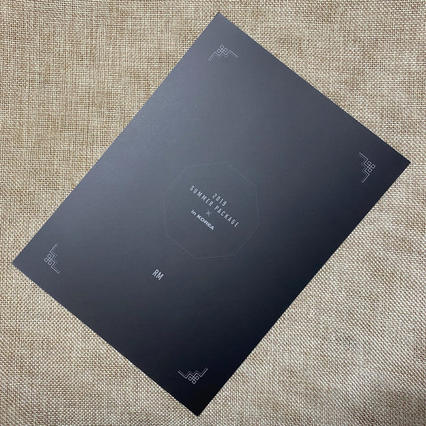 BTS RM Rap Monster [ 2019 Summer Package ] Mini Poster Photocard / New, Rare / G