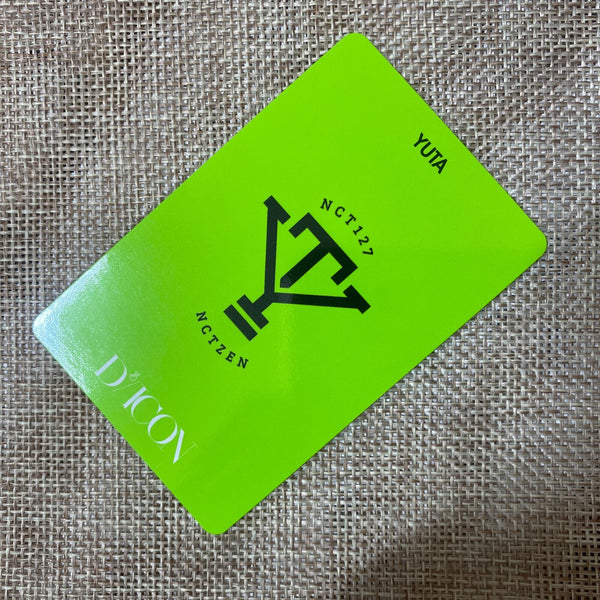 NCT Dream YUTA #4 [ 2019 Dicon Custom Book ] Official Photocard / New / Gift