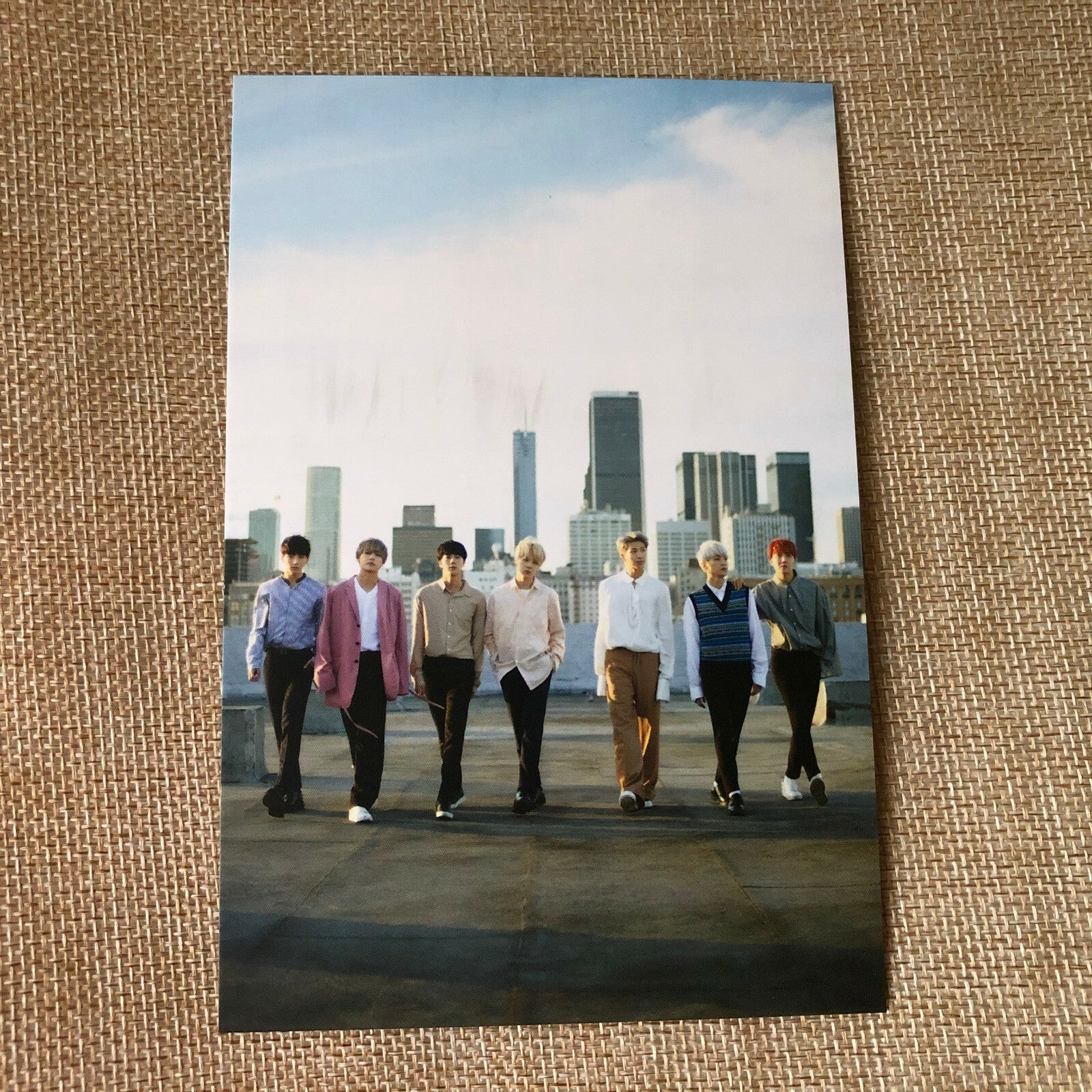 BTS GROUP #3 [Dispatch Magazine Dicon] Official Postcard Photocard / New / Gift