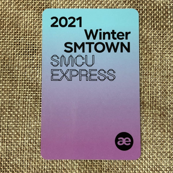 AESPA GISELLE [2021 Winter SMTOWN SMCU Express] Official Pass Photocard / Gift