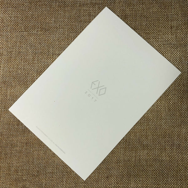 EXO CHANYEOL [ 2017 Season's Greetings ] Official Postcard / New / Gift