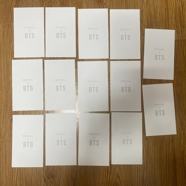 BTS #30 [ BTS X MEDIHEAL ] Official Postcard Full SET (14 ea) / New, Rare / Gift