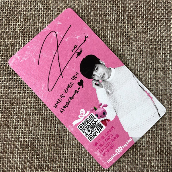 EXO KAI [ Baskin Robbins ] Official Polaroid Photocard, kai / New, Rare / Gift