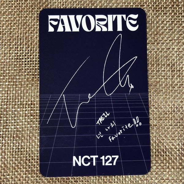 NCT 127 TAEIL [FAVORITE Repackage KIHNO] Official Photocard, Poetic Ver. / Gift