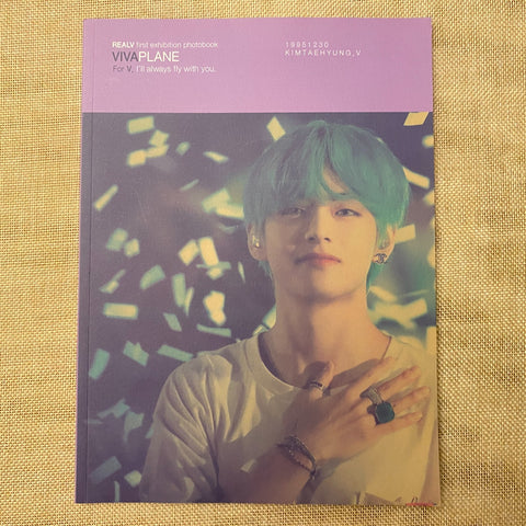 BTS V [ VIVA PLANE 1st Exhibition ] Photobook, RealV 86 pg / New / Gift