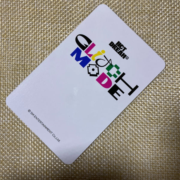 NCT DREAM JISUNG [ GLITCH MODE ] Official Photocard, Binder Book / New / Gift