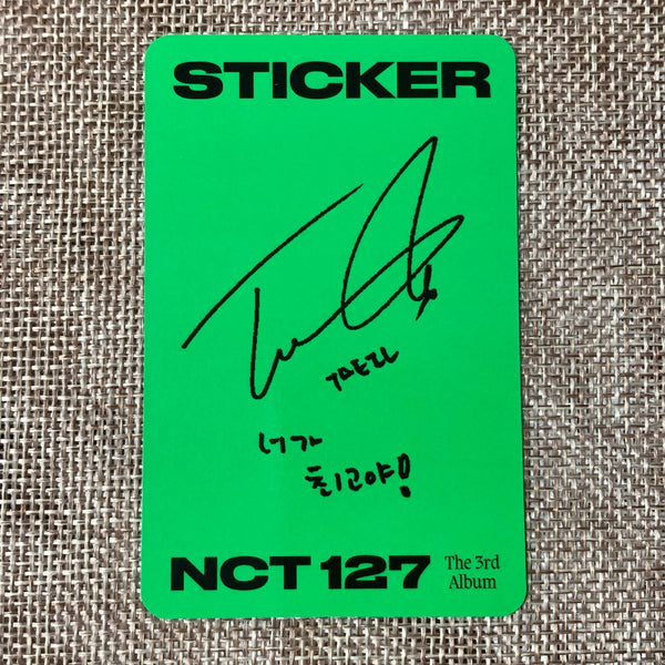 NCT 127 TAEIL [ STICKER ] Official Photocard, Jewel Case Ver / New / Gift