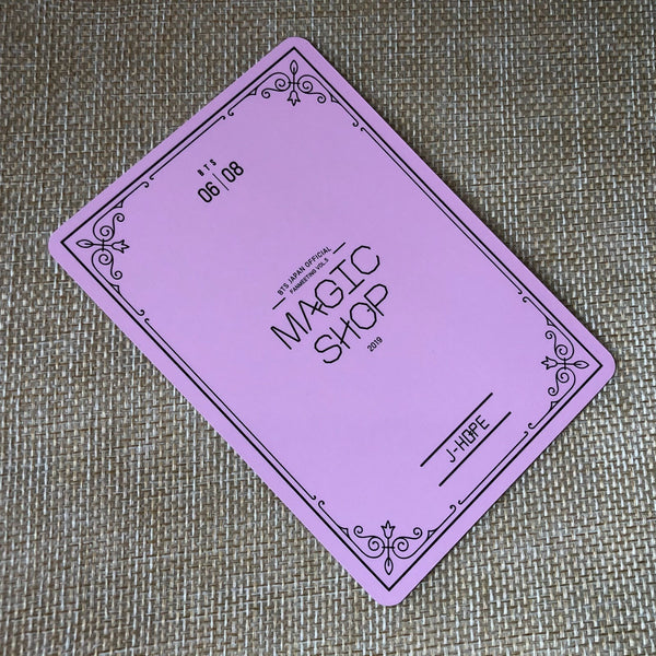BTS J-HOPE 6/8 [2019 MAGIC SHOP Fan Meeting Japan] Official Photocard / Gift