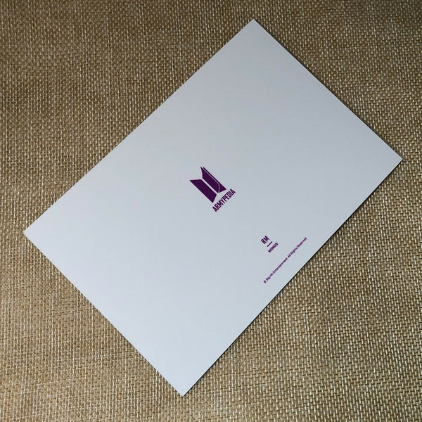 BTS RM [ Armypedia Wings ] Official Postcard Photocard / New / Gift
