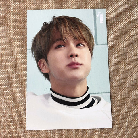 BTS JIN [ PUMA Blaze Time ] Official Photocard Post card, Photo / New / Gift
