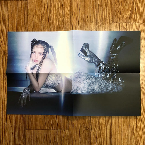 BLACKPINK LISA [ LALISA ] Official Poster, 1st Single Black Ver. / New / Gift