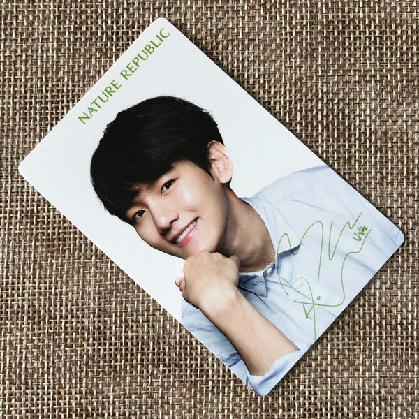 EXO BAEKHYUN [Nature Republic] Official Limited Photocard, EXO-K / New, Rare /+G
