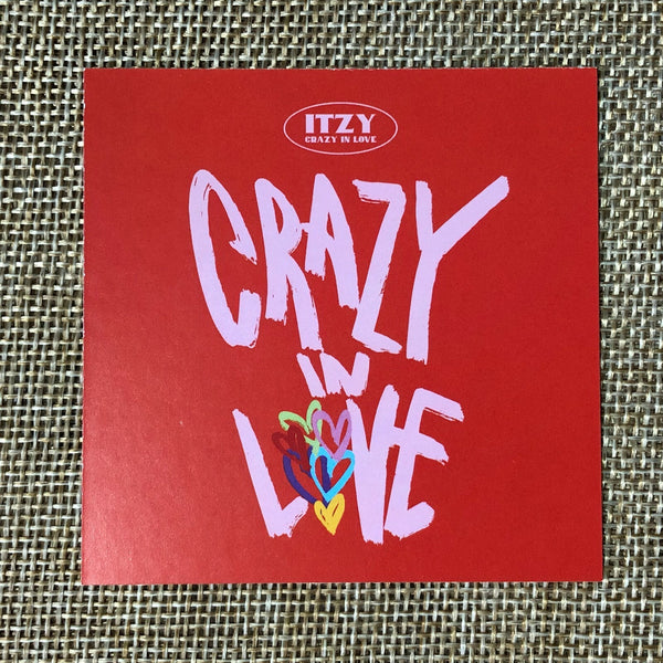 ITZY RYUJIN #2 [CRAZY IN LOVE] Official Preorder Special Photocard / New / Gift