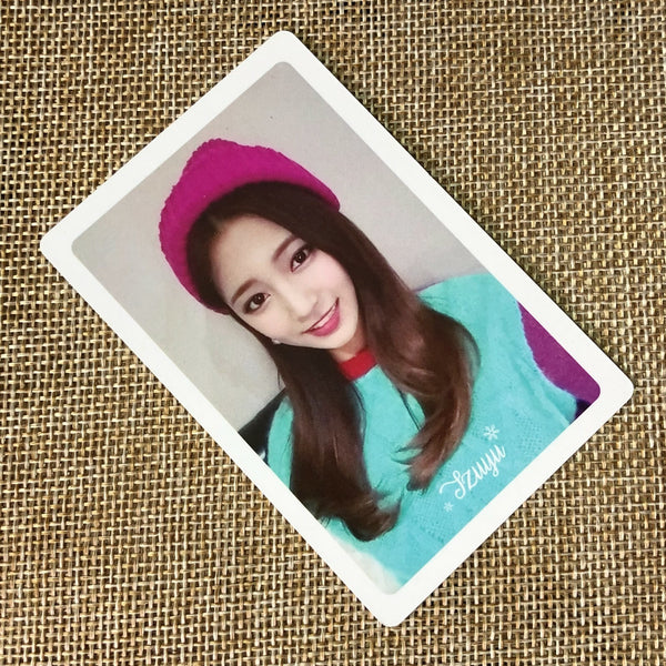 TWICE TZUYU [ Merry & Happy Pre-Order Official Photocard ] 1st Album / New /+GFT