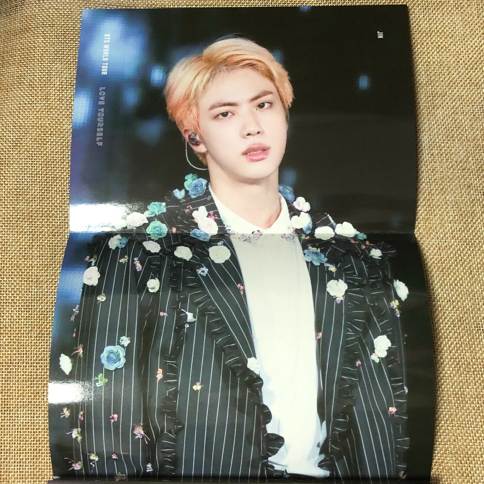 BTS JIN [ Love Yourself World Tour Seoul DVD ] Official Poster / New / Gift