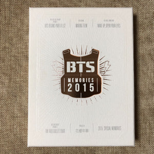 BTS [ Memories of 2015 ] Official DVD Region 1,3,4,5,6 + Photobook / EN