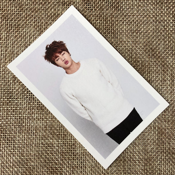 BTS JIN [GLOBAL OFFICIAL FANCLUB 2nd ARMY MEMBERSHIP KIT] Photocard / New / Gift