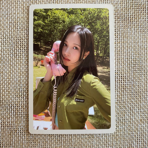 TWICE MINA [ Between 1&2 12 POB Preorder Official Photocard ] New / +Gift