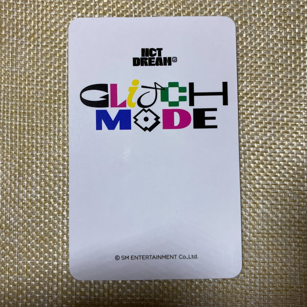 NCT DREAM JISUNG [ GLITCH MODE ] Official Photocard, Binder Book / New / Gift