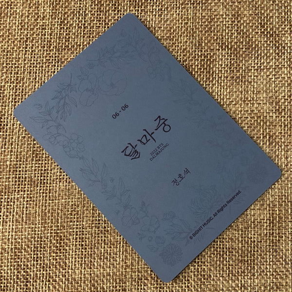 BTS J-HOPE 6/6 [ 2022 Dalmajung ] Official Mini Photocard / New / Gift