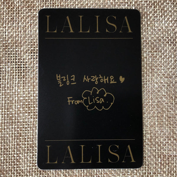 BLACKPINK LISA #5 [LALISA YGSelect MD POB] Official Photocard / New, Rare / Gift