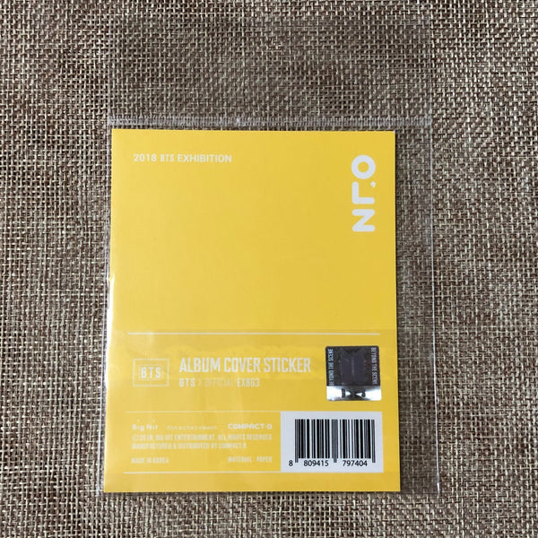 BTS [Oh, Always] Official O!RUL8,2? Album Cover Sticker, 2018 Exhibition / Gift