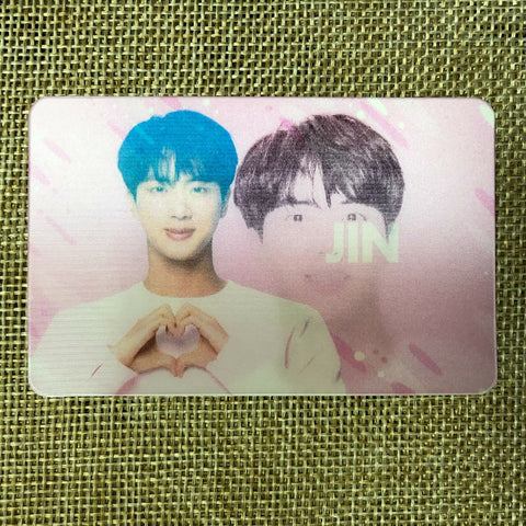 BTS JIN [ Chilsung Cider ] Official Lenticular Photocard / New, Rare / Gift