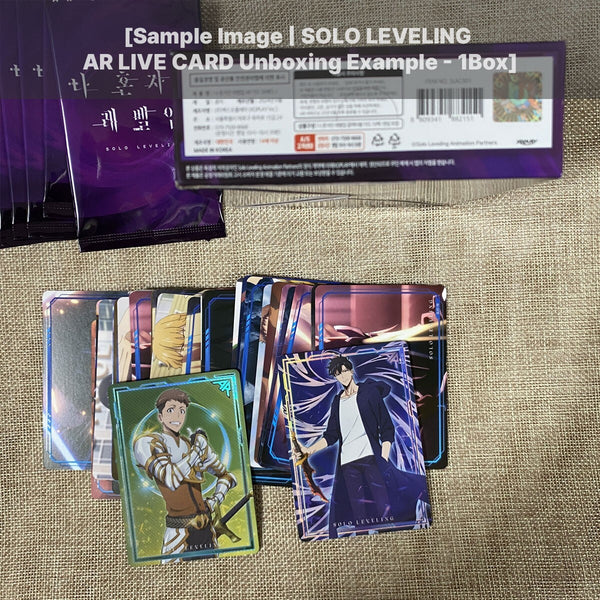 Solo Leveling Official AR Booster Box (10 Packs / 30 Cards) / Exclusive Ltd