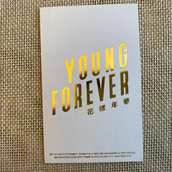BTS GROUP [ SPECIAL Young Forever ] Official Photocard, DOPE / New, Rare / Gift